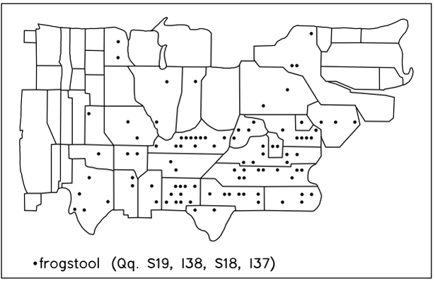 areas where frogstool is used